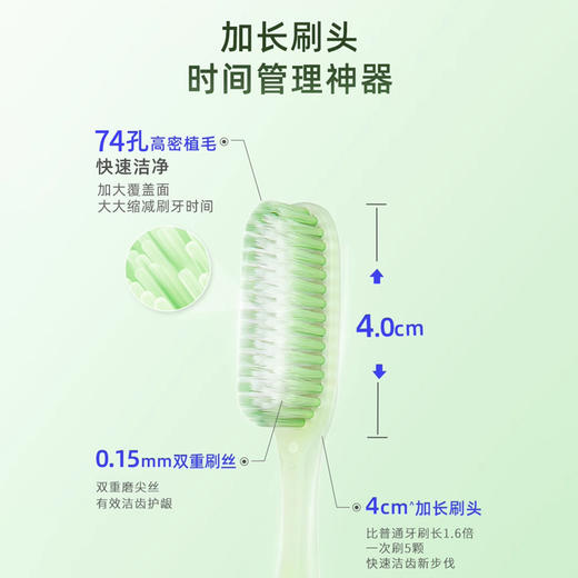 舒比拓  懒人长头牙刷2支装 商品图1