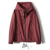 【高货ayts】全新升级【铂金会员266/天猫359/差价93】(21536) 洛诗琳轻盈短款连帽风衣薄外套2025春季女装女式红色上衣 商品缩略图4
