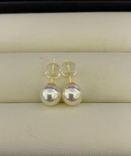 8mm-9mm akoya耳钉 商品图0