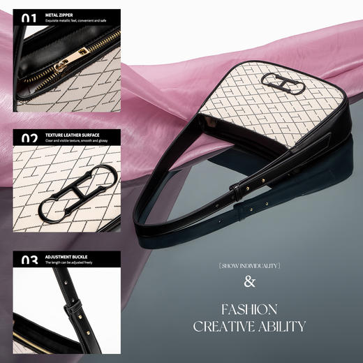 CHCH祈祈时尚女袋限量款式2025新品发布CO2C2271 商品图4