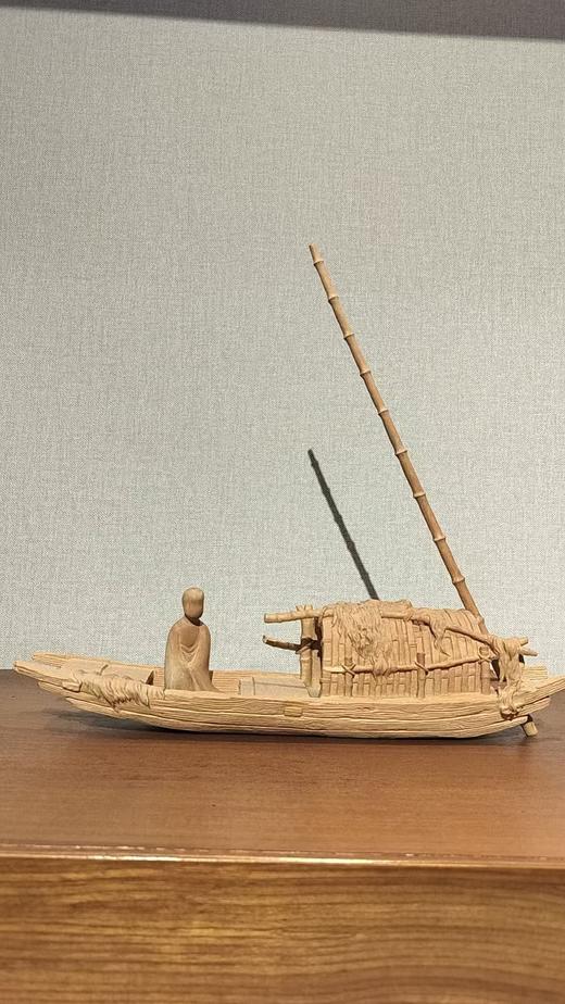 一帆风顺摆件/黄杨木35*36cm 商品图0