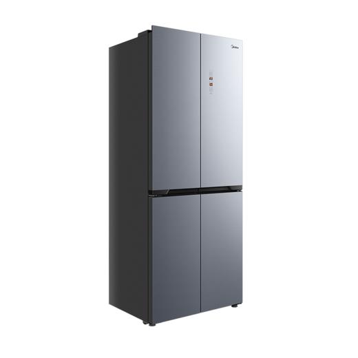 美的冰箱BCD-431WUSGPZM迷境灰60cm机身，平齐橱柜不凸出；PT离子净化循环，去味留鲜；三档电子变温空间，满足不同需求； 商品图2