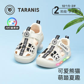 泰兰尼斯2025新款凉鞋儿童夏季男女宝宝鞋子防滑软底童鞋闪灯鞋  T07T5B6278