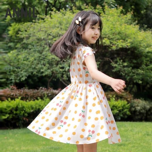 女童短袖连衣裙夏季新款安奈儿童装EG523104 商品图2