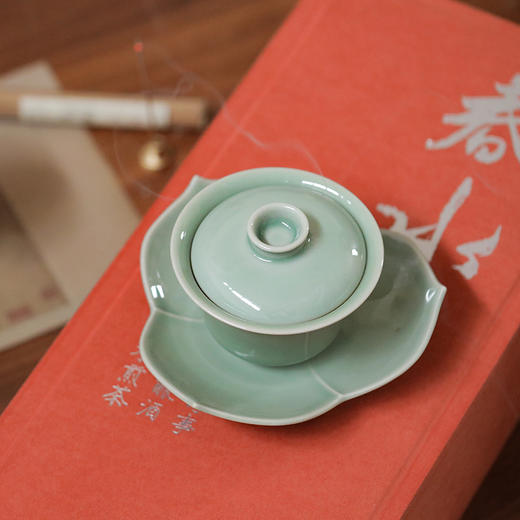 春水·非遗龙泉青瓷粉青釉茶器套组 商品图1