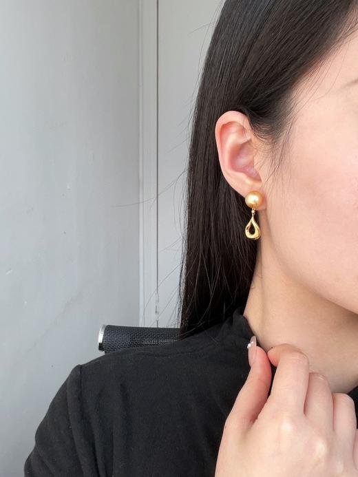 10mm-11mm金珠耳坠 商品图4