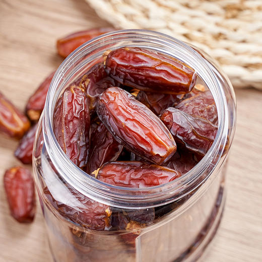 【鲜记】沙特椰枣 428g 博士帽罐装 商品图2
