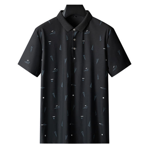 【冰丝弹力】【DPS】大依优型大码短袖POLO衫运动翻领体恤男士半袖大码打底衫肥佬休闲冰丝 商品图4