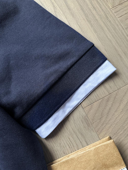 现货 THS-限时 缪家 复古雅韵 翻领撞色字母刺绣polo衫 BH2566 商品图6