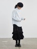 步履不停/5A11221C/花边抽褶立领衬衫 商品缩略图3
