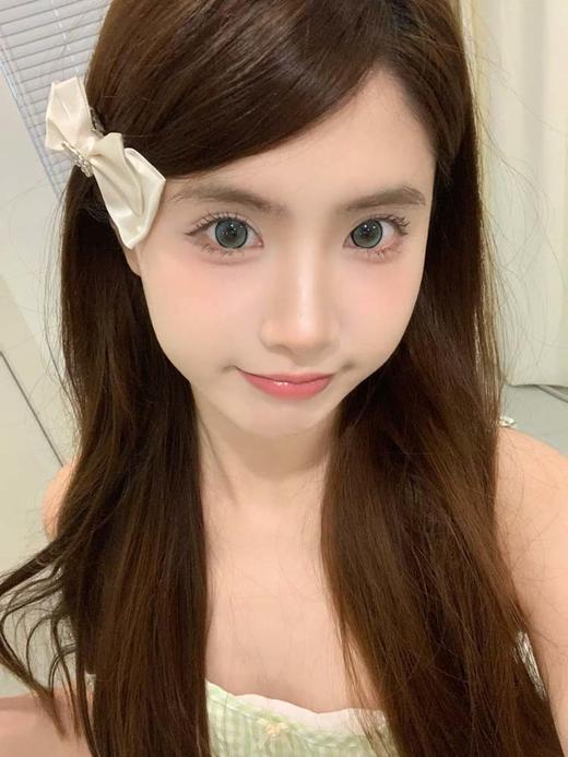 flowercolor 半年抛美瞳  爆汁青提 直径14.5mm着色13.9mm 商品图6