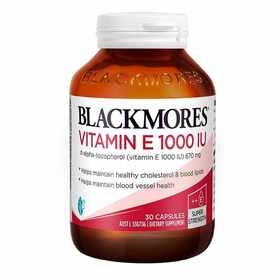 【保税仓】Blackmores澳佳宝维生素E胶囊1000IU30粒