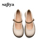 Safiya/索菲娅2025早春漫舞·学院风休闲一字带浅口JK玛丽珍小皮鞋 SFD1111402 商品缩略图3