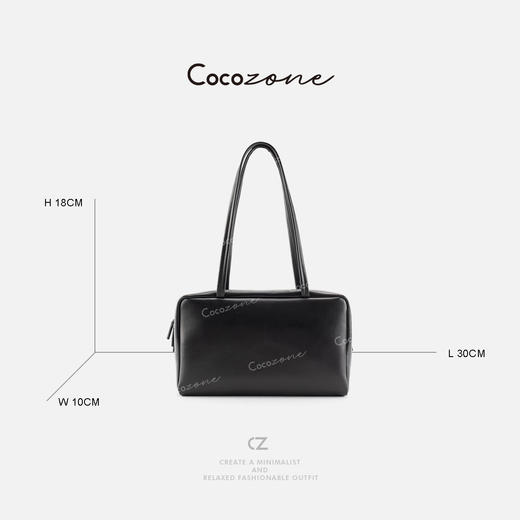 COCO ZONE 复古设计感小方包通勤百搭单肩包CC2D3354 商品图1