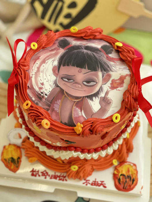 照片哪吒奶油蛋糕 下单前请仔细阅读商品详情 商品图0
