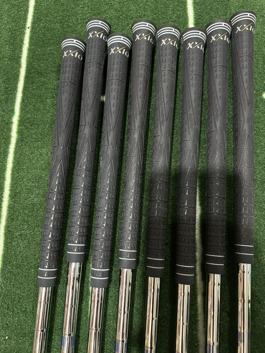 二手正品XXIO+MP800高尔夫球杆+男士铁杆组+全套铁杆+golf铁杆+
配置56789PAS+共8支
整套9成新成，全部都是原装900钢杆身R硬度 商品图8