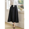 剩S 米思阳2026春季新款通勤职业半身裙高腰中长款百搭a字伞裙女5681 商品缩略图0