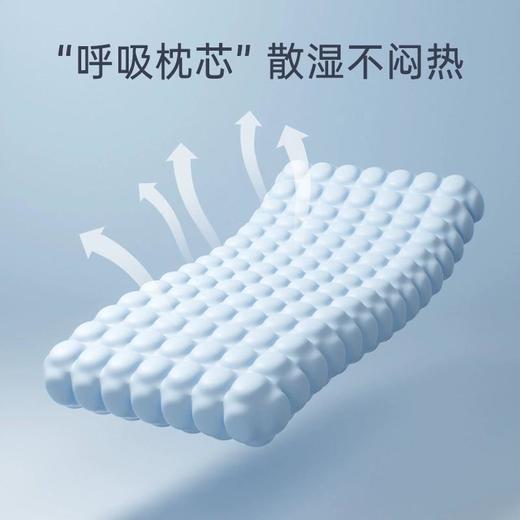 洁丽雅儿童枕头记忆枕芯青少年专用慢回弹护颈独立一体成型深睡枕 商品图2