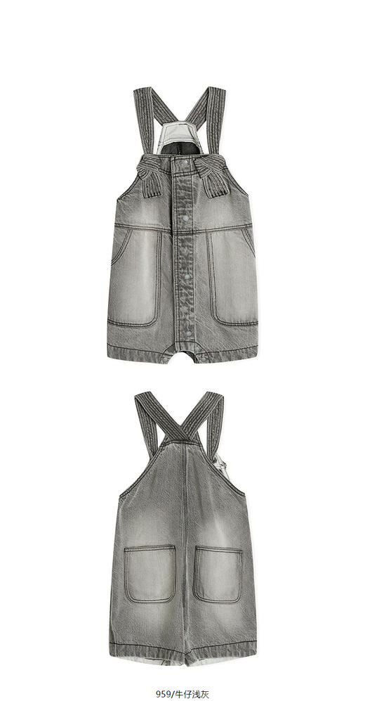 jnby  25年春款  牛仔背带长裤  YP3E11370 商品图7