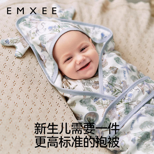 【宝宝安睡】嫚熙婴儿包被四季包单初生婴儿春夏宝宝包巾防惊跳 商品图3