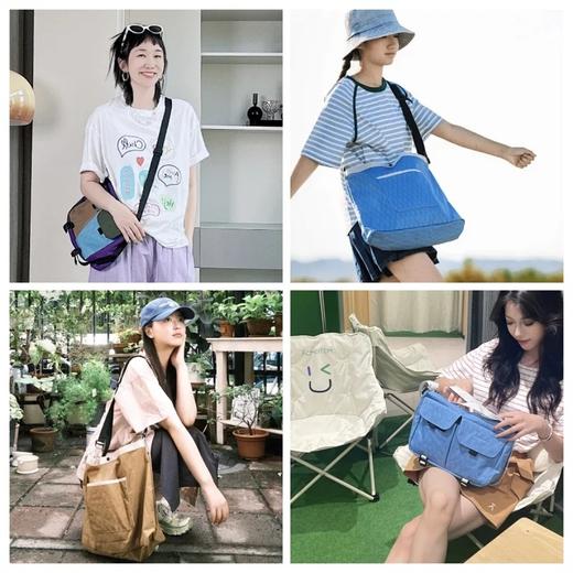 【春游限S特惠⚠️】一字开头捡漏款😍董洁老师推荐！！ACMEITEM爱棵米防泼水斜挎包、防泼水休闲挎包 GAF3510110A、GAF3510120A 商品图0