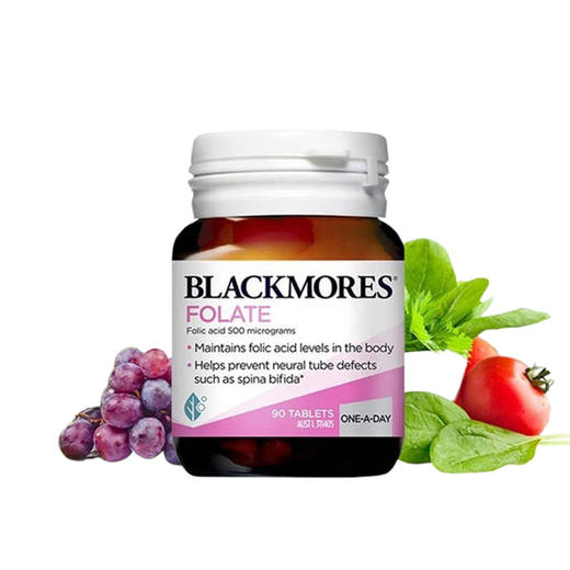 【保税仓】澳洲Blackmores澳佳宝叶酸90粒 商品图0