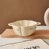 【奶油风汤碗】釉下彩奶油风双耳汤碗大号家用陶瓷带盖泡面碗螺蛳粉汤盆炖汤锅。ry 商品缩略图5