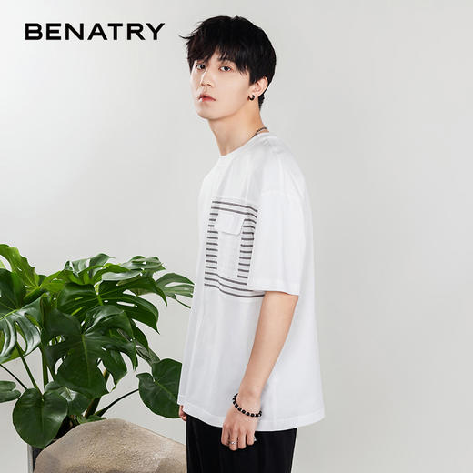 贝纳川圆领短袖T恤ECP214015 商品图3