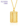 【任选3件1998元】黄色18K金算盘吊坠 中国风算珠挂坠女士礼物MEMORA诗普琳KPE06301（线上专供） 商品缩略图4