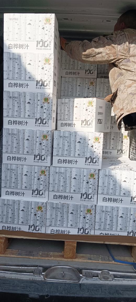 九峰山养心谷天然白桦树汁 纯天然的100%原汁原液 330ml*8瓶 商品图3