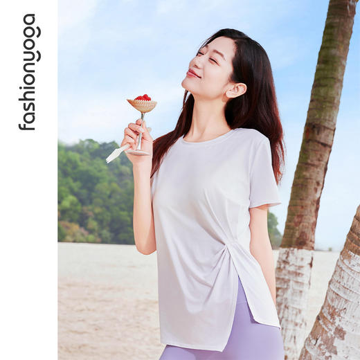 F15322设计感圆领短袖 商品图3