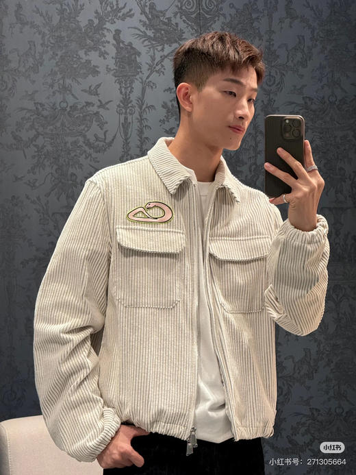 CD x Kaws 25SS 蛇年刺绣灯芯绒夹克外套 商品图0
