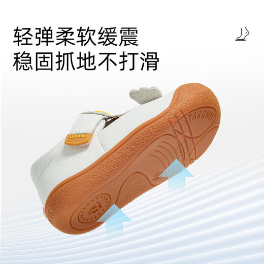泰兰尼斯夏季新款步前鞋女童牛皮透气凉鞋软底轻便男宝宝学步童鞋 T03B5A6286 商品图3