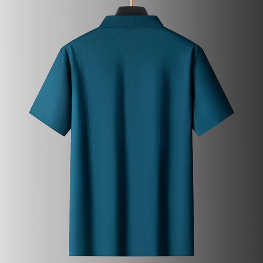 【100%棉】【DPS】大依优型大码短袖POLO衫加肥大码男士撞色翻领半袖体恤衫肥佬夏款棉上衣中年 商品图2