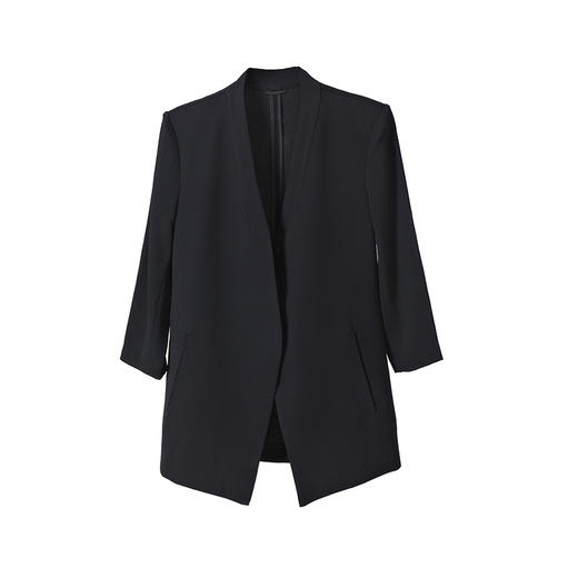 【自】全新升级【铂金会员404/天猫539/差价135】(15846) 洛诗琳春季新款高级感醋酸西装外套简约修身显瘦通勤小西服 商品图4