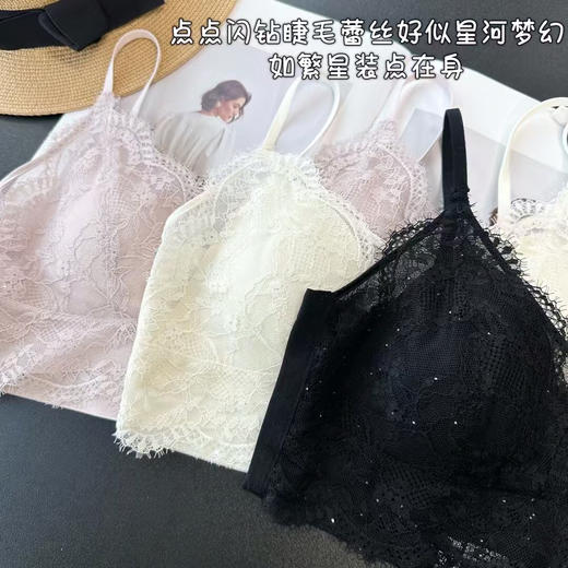 SUNJ9169睫毛蕾丝文胸 商品图5