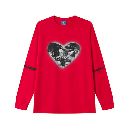 CryingCenter 爱心猫猫长袖tee 哭喊中心 商品图6