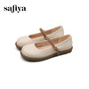 Safiya/索菲娅2025早春漫舞·学院风休闲一字带浅口JK玛丽珍小皮鞋 SFD1111402 商品缩略图0