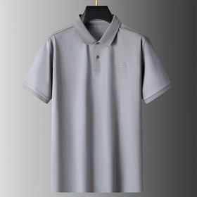 【棉质】【DPS】大依优型大码短袖POLO衫加肥大码夏季男装半袖体恤p上衣服肥佬时尚休闲翻领