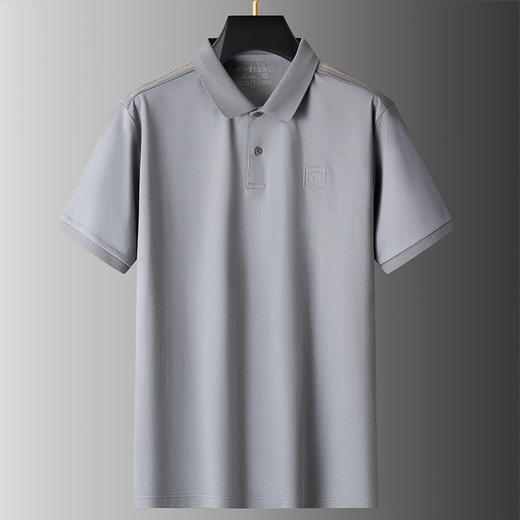 【棉质】【DPS】大依优型大码短袖POLO衫加肥大码夏季男装半袖体恤p上衣服肥佬时尚休闲翻领 商品图0