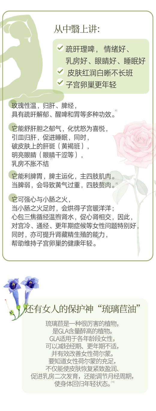 新版排毒晶球！捷克Hildegard Medizin圣希尔德佳德玫瑰美丽胶囊精油丸60粒 王牌琉璃苣油+大马士革玫瑰精油 商品图5