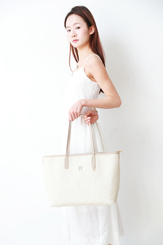 哇喔，人见人夸！！颜值很高の复古老花大容量单肩托特包C022688 商品图13