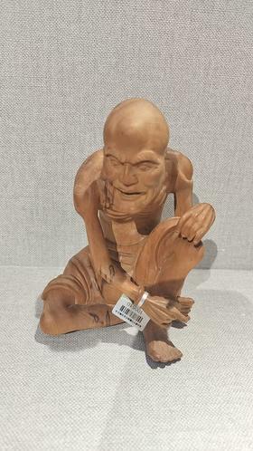 瘦骨罗汉/黄杨木11*16cm