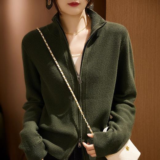 MONZECI KOIMS桂花针纹开衫，经典百搭，自带高级慵懒感 商品图1