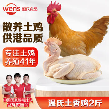 温氏供港土香鸡2斤 110天散养 莫氏鸡煲同款食材 冷冻农家走地鸡 商品图2