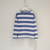 蓝白条纹棉T恤 商品缩略图0