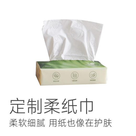 【定制 不掉屑柔纸巾】一包60抽，一抽6层，6层加厚，湿水也不容易破，柔软细腻，擦手擦嘴擦鼻子都可以~宝宝可用 商品图1
