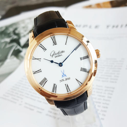 【95新】Glashütte Original 格拉苏蒂议员系列100-10-01-01-04自动机械机芯40MM（男款）080225TJ03 商品图3