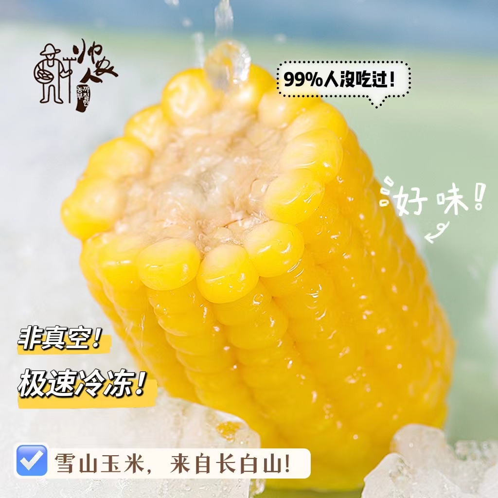 朴愿甄选   帅农人有机玉米|来自长白山脉的黑土味道