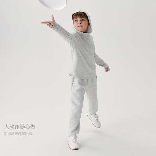 马克珍妮男女童休闲运动连帽卫衣2024年秋装新款241121 商品图3